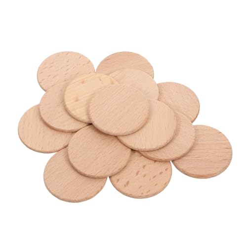 GARIOUANS 20 Stück Teiliges Runde Buchenholzscheiben Naturbelassen Unvollendete Holzscheiben für DIY Basteln Malen Dekoration Holzarbeiten Scrapbooking GARIOUANS 20 Stück Teiliges Runde Buchenholzscheiben Naturbelassen Unvollendete Holzscheiben für DIY Basteln Malen Dekoration Holzarbeiten Scrapbooking von GARIOUANS