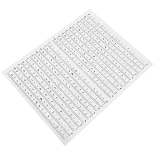 GARIOUANS 20 Stück Teiliges Selbstklebendes Maßband Transparentem Lesbarem Schwarzem Druck Flexibles Wasserfestes Klebe maßband für Präzises Messen und Einfache Anbringung Verschiedenen von GARIOUANS
