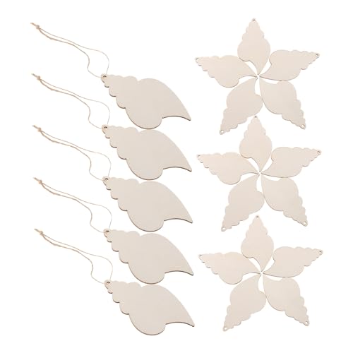 GARIOUANS 20 Stück Teiliges Set Unfertige Holz Dekorationen Blanko Holzstücke zum Bemalen und Basteln Glatte Oberfläche Küsten Stil Wanddeko Strand Ornamente für Diy Kreative GARIOUANS 20 Stück Teiliges Set Unfertige Holz Dekorationen Blanko Holzstücke zum Bemalen und Basteln Glatte Oberfläche Küsten Stil Wanddeko Strand Ornamente für Diy Kreative von GARIOUANS