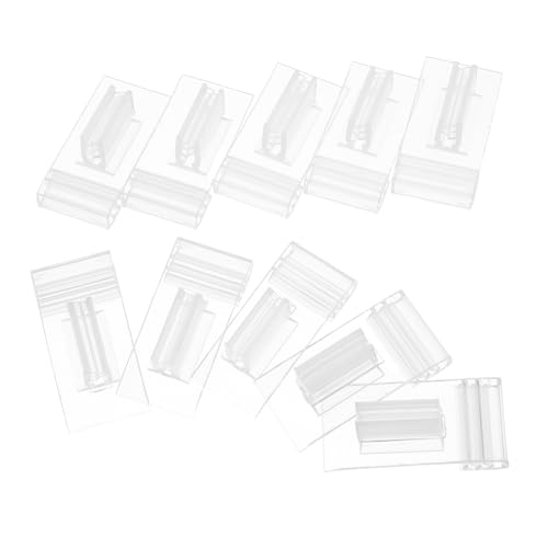 GARIOUANS 20 Stück Teiliges Transparentes Preisschild Halter System Anpassbare Etikettenhalter für Einzelhandel Supermärkte und Geschäfte für Preisanpassungen und Transparente GARIOUANS 20 Stück Teiliges Transparentes Preisschild Halter System Anpassbare Etikettenhalter für Einzelhandel Supermärkte und Geschäfte für Preisanpassungen und Transparente von GARIOUANS