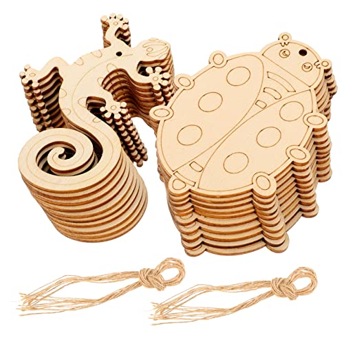 GARIOUANS 20 Stück Teiliges Unvollendete Holz Ausschnitte Insekten Thema DIY Holz Bastelmaterial für Kreative Handwerksprojekte Geeignet für Familienaktivitäten und Dekoration GARIOUANS 20 Stück Teiliges Unvollendete Holz Ausschnitte Insekten Thema DIY Holz Bastelmaterial für Kreative Handwerksprojekte Geeignet für Familienaktivitäten und Dekoration von GARIOUANS