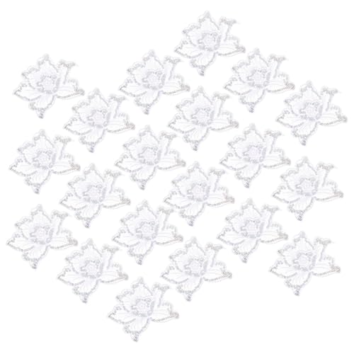 GARIOUANS 20 Stück Teiliges Weißer Blumen Stickerei Applikationen zum Aufnähen und Aufbügeln Modische Stoffaufnäher für Kleidung Taschen Schuhe DIY Reparatur und Dekoration GARIOUANS 20 Stück Teiliges Weißer Blumen Stickerei Applikationen zum Aufnähen und Aufbügeln Modische Stoffaufnäher für Kleidung Taschen Schuhe DIY Reparatur und Dekoration von GARIOUANS