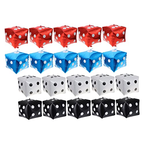 GARIOUANS 20 Stück Teiliges Würfel Folienballon Bunte Partydeko Langlebige Aluminiumfolie Würfel Form für Spielthemenfeiern und Erwachsene Lebendige Farbkombination Rot Blau GARIOUANS 20 Stück Teiliges Würfel Folienballon Bunte Partydeko Langlebige Aluminiumfolie Würfel Form für Spielthemenfeiern und Erwachsene Lebendige Farbkombination Rot Blau von GARIOUANS