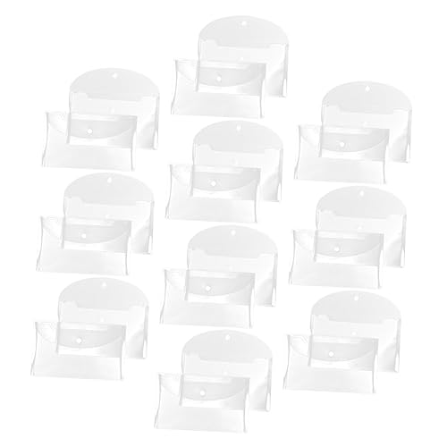 GARIOUANS 20 Stück Transparente Dokumentenaufbewahrungstaschen mit Knopfverschluss für Quittungen Rechnungen und Büroartikel Leicht und Robust für Büro Zuhause und Schule GARIOUANS 20 Stück Transparente Dokumentenaufbewahrungstaschen mit Knopfverschluss für Quittungen Rechnungen und Büroartikel Leicht und Robust für Büro Zuhause und Schule von GARIOUANS