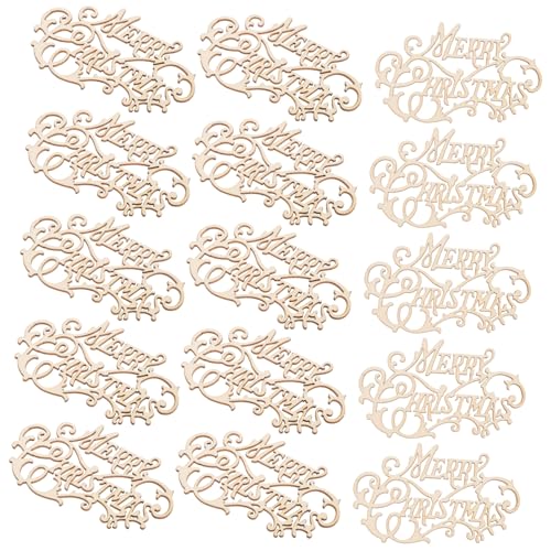 GARIOUANS 20 Stück Unvollendete Holzornamente Buchstabenausschnitte Weihnachtsdeko DIY Bastelbedarf Stabile Glatte Oberfläche für Individuelle Gestaltung Weihnachtsfeier und Party GARIOUANS 20 Stück Unvollendete Holzornamente Buchstabenausschnitte Weihnachtsdeko DIY Bastelbedarf Stabile Glatte Oberfläche für Individuelle Gestaltung Weihnachtsfeier und Party von GARIOUANS