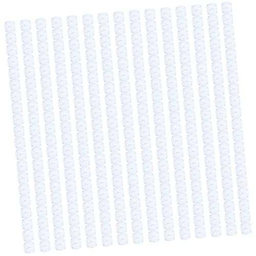 GARIOUANS 200 Stück Acryl Haarring Dreadlocks Schmuck Transparent Haarperlen für Zöpfe Flechten Haarverlängerung Haarschmuck DIY Accessoires für Partys Hochzeiten von GARIOUANS