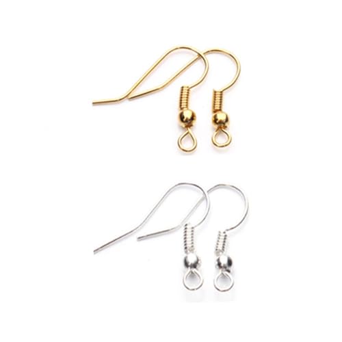 GARIOUANS 200 Stück Allergy Ohrhaken Ohrschmuck Zubehör Silber DIY Schmuckteile für Damen Einfach zu Tragen Praktisch für Tägliche Nutzung und Bastelarbeiten GARIOUANS 200 Stück Allergy Ohrhaken Ohrschmuck Zubehör Silber DIY Schmuckteile für Damen Einfach zu Tragen Praktisch für Tägliche Nutzung und Bastelarbeiten von GARIOUANS