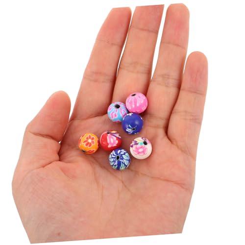 GARIOUANS 200 Stück Blumenperlen Für Ohrringe Schmuck Polymer Tonperlen Charms Blumenkugelperlen Charms Dekorative Polymer Tonperlen Abstandsperlen Zum Basteln Bunte GARIOUANS 200 Stück Blumenperlen Für Ohrringe Schmuck Polymer Tonperlen Charms Blumenkugelperlen Charms Dekorative Polymer Tonperlen Abstandsperlen Zum Basteln Bunte von GARIOUANS