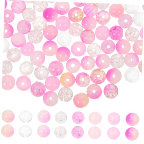 GARIOUANS 200 Stück Bunte Glas Crackle Perlen mit Großem Runde DIY Schmuckperlen für Armbänder Halsketten Sichere Langlebige Glasperlen zum Auffädeln und Basteln GARIOUANS 200 Stück Bunte Glas Crackle Perlen mit Großem Runde DIY Schmuckperlen für Armbänder Halsketten Sichere Langlebige Glasperlen zum Auffädeln und Basteln von GARIOUANS