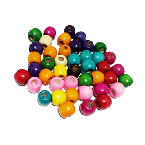 GARIOUANS 200 Stück Bunte Holzperlen zum Auffädeln für DIY Basteln Schmuck Zubehör Naturbelassene Runde Perlen Vielseitig Einsetzbar für Kinderprojekte und Dekoration GARIOUANS 200 Stück Bunte Holzperlen zum Auffädeln für DIY Basteln Schmuck Zubehör Naturbelassene Runde Perlen Vielseitig Einsetzbar für Kinderprojekte und Dekoration von GARIOUANS