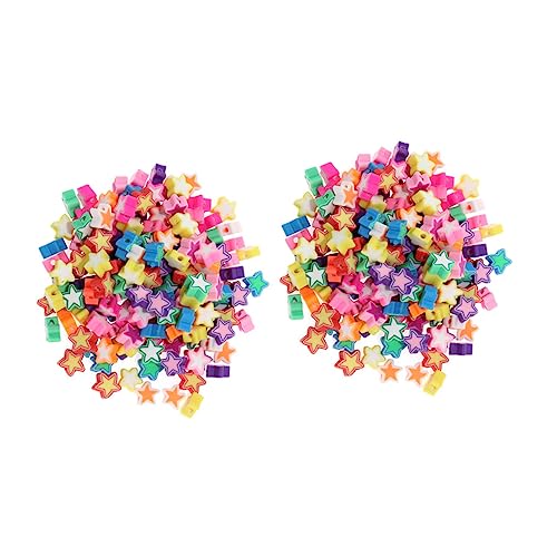 GARIOUANS 200 Stück Bunte Stern Design Perlen für Armbandherstellung Lose DIY Schmuck Bastelzubehör Leichte Polymer Clay Perlen für Individuelle Armbänder und Halsketten GARIOUANS 200 Stück Bunte Stern Design Perlen für Armbandherstellung Lose DIY Schmuck Bastelzubehör Leichte Polymer Clay Perlen für Individuelle Armbänder und Halsketten von GARIOUANS
