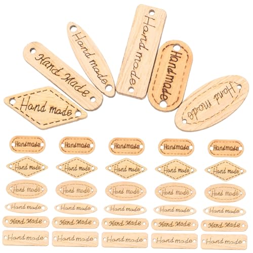 GARIOUANS 200 Stück DIY Holzlabel aus Paulownia Holz Handmade Scrapbooking Bastelknöpfe Robuste Vintagefarbene Holzschilder für Kleidung Geschenke und Dekorationen GARIOUANS 200 Stück DIY Holzlabel aus Paulownia Holz Handmade Scrapbooking Bastelknöpfe Robuste Vintagefarbene Holzschilder für Kleidung Geschenke und Dekorationen von GARIOUANS