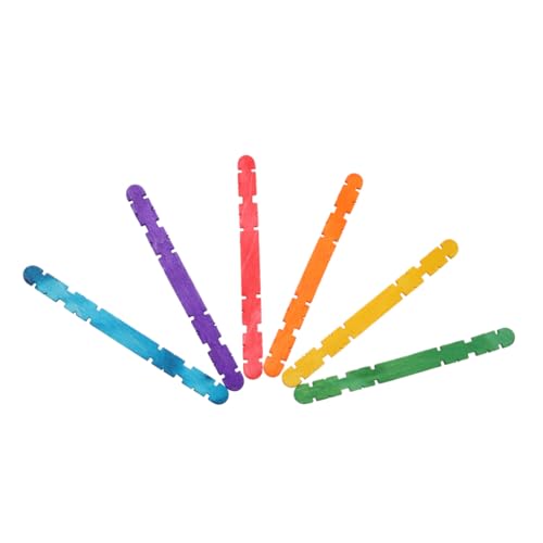 GARIOUANS 200 Stück DIY Holzstäbchen Bunte Kreative Batten Holzleisten Zum Basteln Handgefertigte Modellbau Materialien Für Weihnachtsdeko Und Kreative Holzprojekte von GARIOUANS