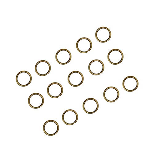 GARIOUANS 200 Stück Edelstahl Schlüsselringe Offene Binderinge für DIY Schmuck Schlüsselanhänger Bastelprojekte Vielseitig Einsetzbar Leicht und Langlebig von GARIOUANS
