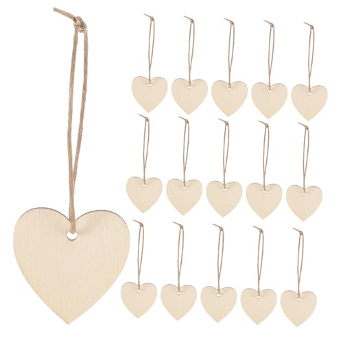 GARIOUANS 200 Stück Holzherzen zum Basteln Blanke Holzscheiben aus Naturmaterial Glatte Oberfläche Wiederverwendbar DIY Holzanhänger für Dekoration und Gravur Handliche Herzform für GARIOUANS 200 Stück Holzherzen zum Basteln Blanke Holzscheiben aus Naturmaterial Glatte Oberfläche Wiederverwendbar DIY Holzanhänger für Dekoration und Gravur Handliche Herzform für von GARIOUANS