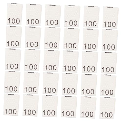 GARIOUANS 200 Stück Kinderkleidung Faltbare Größenetiketten Hautfreundliche Gestickte Etiketten für Kinderbekleidung Organisieren von Shirts Pullovern und Jacken von GARIOUANS