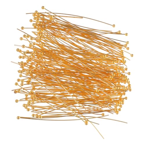 GARIOUANS 200 Stück Lange Kupfer Ballkopf Pins für Diy Schmuckherstellung Befestigungen für Ohrringe und Armbänder Langlebige Bastelzubehörteile GARIOUANS 200 Stück Lange Kupfer Ballkopf Pins für Diy Schmuckherstellung Befestigungen für Ohrringe und Armbänder Langlebige Bastelzubehörteile von GARIOUANS