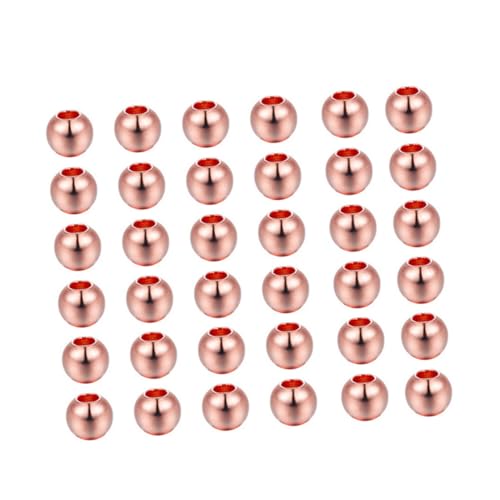 GARIOUANS 200 Stück Metall DIY Buchstabenperlen Rosegold Lose Schmuckperlen für Armbänder Halsketten Schmuckherstellung Zubehör Beading Kits von GARIOUANS
