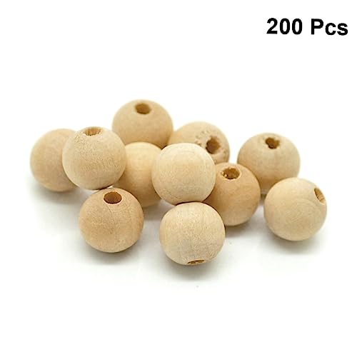 GARIOUANS 200 Stück Naturholz Runde Perlen Spacer Beads DIY Schmuck Zubehör für Bastelprojekte und Schmuckherstellung GARIOUANS 200 Stück Naturholz Runde Perlen Spacer Beads DIY Schmuck Zubehör für Bastelprojekte und Schmuckherstellung von GARIOUANS