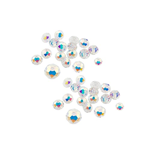 GARIOUANS 200 Stück Runde Kristallglasperlen Farbige Plattenperlen für Schmuckherstellung Armbänder und DIY Zubehör GARIOUANS 200 Stück Runde Kristallglasperlen Farbige Plattenperlen für Schmuckherstellung Armbänder und DIY Zubehör von GARIOUANS