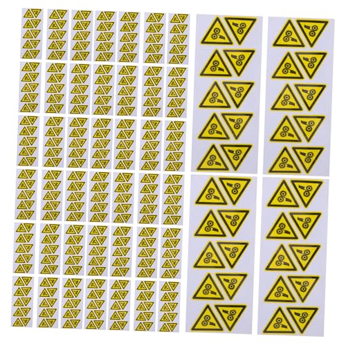 GARIOUANS 200 Stück Warnzeichenaufkleber Gefahrenzeichen Für Maschinen Risikozeichen Alarmierendes Handzeichen Gefahrenhandsymbol Hochspannungs-Warnzeichen Warnung Vorsichtszeichen PVC Gelb GARIOUANS 200 Stück Warnzeichenaufkleber Gefahrenzeichen Für Maschinen Risikozeichen Alarmierendes Handzeichen Gefahrenhandsymbol Hochspannungs-Warnzeichen Warnung Vorsichtszeichen PVC Gelb von GARIOUANS