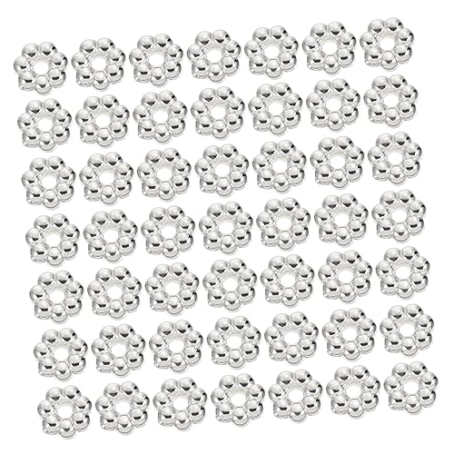 GARIOUANS 2000 Stück Blumenförmige Kunststoffperlen Abs Schmuckzubehör für DIY zum Basteln von Armbändern Ohrringen Dekoration von Kleidung und Accessoires von GARIOUANS