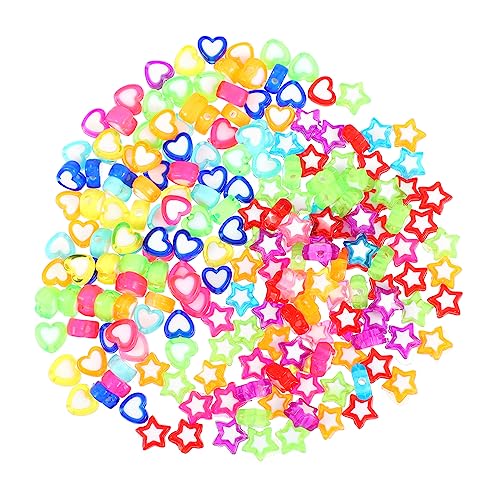 GARIOUANS 200Stücke Acryl Perlen Bunte Herz und Stern Formperlen für DIY Schmuck für Armbänder und Bastelprojekte Verschiedene Designs Packung GARIOUANS 200Stücke Acryl Perlen Bunte Herz und Stern Formperlen für DIY Schmuck für Armbänder und Bastelprojekte Verschiedene Designs Packung von GARIOUANS