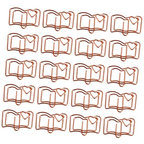 GARIOUANS 20Stücke Buchförmige Büroklammern Lesezeichen Clips aus Vielseitige Bürobedarf für Schule Büro und Kreative Dekoration GARIOUANS 20Stücke Buchförmige Büroklammern Lesezeichen Clips aus Vielseitige Bürobedarf für Schule Büro und Kreative Dekoration von GARIOUANS