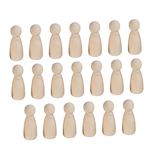 GARIOUANS 20Stücke Holzpuppe Teiliges Figuren zum Bemalen DIY Puppenkörper Holz für Bastelideen Pädagogisches für Zuhause und Bastelprojekte GARIOUANS 20Stücke Holzpuppe Teiliges Figuren zum Bemalen DIY Puppenkörper Holz für Bastelideen Pädagogisches für Zuhause und Bastelprojekte von GARIOUANS