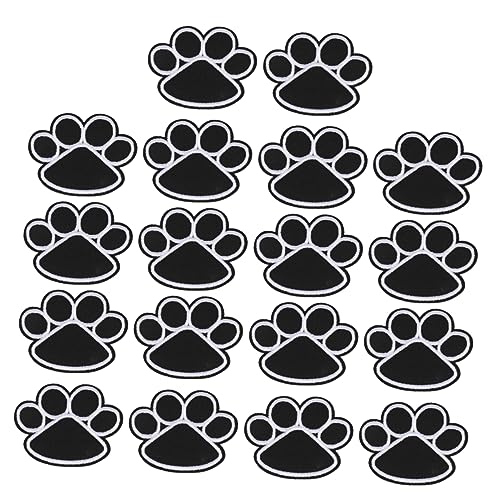 GARIOUANS 20Stücke Hundepfoten Stickerei Aufnäher Gestickte Patches für Kleidung Taschen und Kostüme für Kreative Reparaturen und Gestaltung GARIOUANS 20Stücke Hundepfoten Stickerei Aufnäher Gestickte Patches für Kleidung Taschen und Kostüme für Kreative Reparaturen und Gestaltung von GARIOUANS