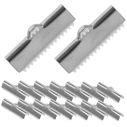 GARIOUANS 20Stücke Metall Lederschnurklemmen für Schmuckherstellung Kabelklemmen für Lederbänder Langlebige Bandklemmen Eleganter Farbe Vielseitig Einsetzbar GARIOUANS 20Stücke Metall Lederschnurklemmen für Schmuckherstellung Kabelklemmen für Lederbänder Langlebige Bandklemmen Eleganter Farbe Vielseitig Einsetzbar von GARIOUANS