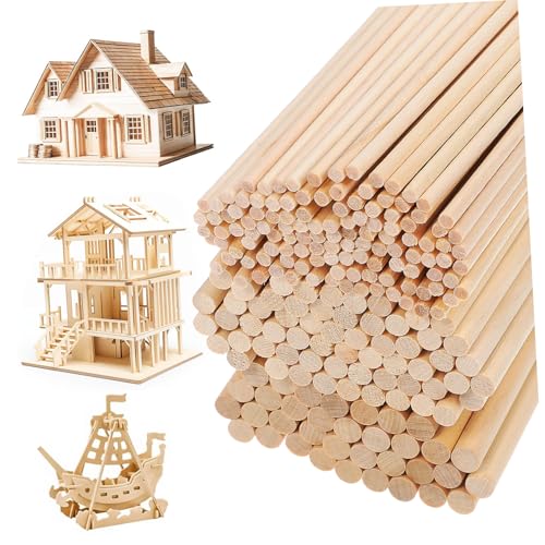 GARIOUANS 215 Stk. Teiliges Rundholzstäbe Birkenholz Ø für Basteln Modellbau DIY Handwerk Vielseitig Einsetzbar Holzstäbe Glatt Präzise Gefertigt für Kreative Projekte GARIOUANS 215 Stk. Teiliges Rundholzstäbe Birkenholz Ø für Basteln Modellbau DIY Handwerk Vielseitig Einsetzbar Holzstäbe Glatt Präzise Gefertigt für Kreative Projekte von GARIOUANS