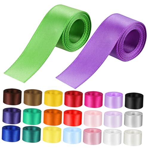 GARIOUANS 23 Streifen Satinband Bogen Machen Ribbon Strips Geburtstagswickschnur Für DIY -projekte, Um Hochzeitsdekorationen 1m Zu Erstellen von GARIOUANS