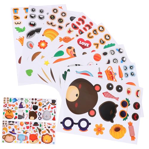 GARIOUANS 24 Blatt Belohnungsaufkleber Tiere DIY Sticker Cartoon Tierpuzzle Motivationssticker für Schüler Schulklasse Motivationsaufkleber mit Hoher Haftung für Belohnung und Dekoration GARIOUANS 24 Blatt Belohnungsaufkleber Tiere DIY Sticker Cartoon Tierpuzzle Motivationssticker für Schüler Schulklasse Motivationsaufkleber mit Hoher Haftung für Belohnung und Dekoration von GARIOUANS