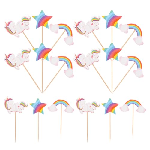 GARIOUANS 24 Stück Kuchendekorations-Picks Kuchen Zubehör Mädchen Geburtstagdekorationen neuartige Kuchenpicks Cartoon-Muffin-Kuchenaufsatz Party Cupcake Topper Cartoon Cupcake Topper Bambus GARIOUANS 24 Stück Kuchendekorations-Picks Kuchen Zubehör Mädchen Geburtstagdekorationen neuartige Kuchenpicks Cartoon-Muffin-Kuchenaufsatz Party Cupcake Topper Cartoon Cupcake Topper Bambus von GARIOUANS