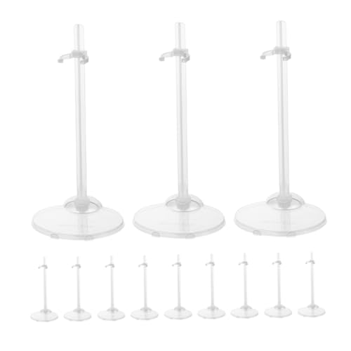 GARIOUANS 24stücke Teiliges Transparenter Puppenständer Robuste Doll Display Halter Für Verschiedene Figuren Einfach Zu Verwenden Und Elegant Im Design Für Sammler Und Ausstellungen von GARIOUANS