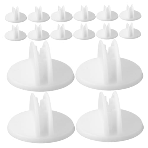 GARIOUANS 25 Stück Etikettenhalter Schilderhalter Speichern Clips Für Regalschilder Warenanhänger Warenzeichenhalter Schilderklammer Herstellen Tag-label-clips Pop-werbeclip Weiß Plastik von GARIOUANS