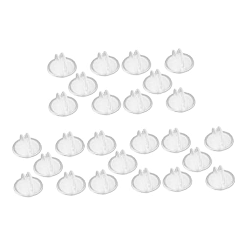 GARIOUANS 25 Stück Etikettenhalter Warenschildclip aus Kunststoff Schilderclip für Display Werbeclips Etikettenetiketten aus Kunststoff Tag-Label-Clip Werbeständer Plastik Transparent von GARIOUANS