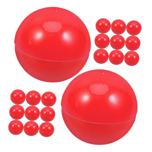 GARIOUANS 25 Stück Öffnende Lotteriekugeln Wiederverwendbare Raffle Bälle aus Kunststoff für Partyspiele und Aktivitäten Rot für Unterhaltung und Kreative Drawings GARIOUANS 25 Stück Öffnende Lotteriekugeln Wiederverwendbare Raffle Bälle aus Kunststoff für Partyspiele und Aktivitäten Rot für Unterhaltung und Kreative Drawings von GARIOUANS