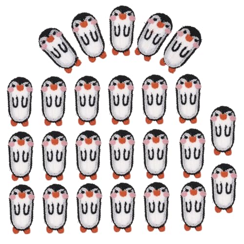 GARIOUANS 25 Stück Teiliges Gestickte Cartoon Pinguin Aufnäher zum Aufbügeln oder Aufnähen Vielseitige DIY Applikationen für Kleidung Taschen Jeans Hüte Schuhe und Bastelprojekte GARIOUANS 25 Stück Teiliges Gestickte Cartoon Pinguin Aufnäher zum Aufbügeln oder Aufnähen Vielseitige DIY Applikationen für Kleidung Taschen Jeans Hüte Schuhe und Bastelprojekte von GARIOUANS