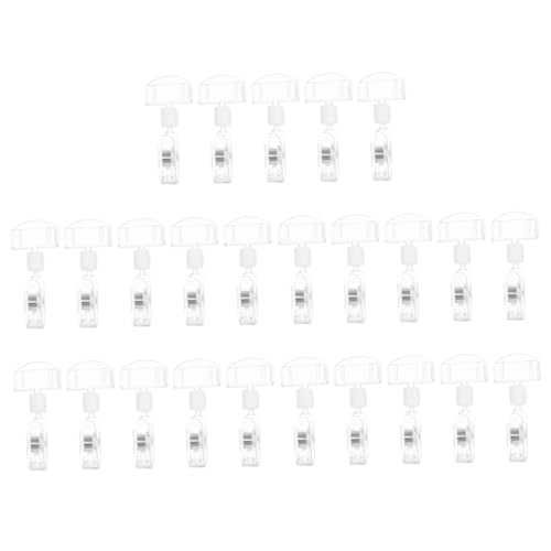 GARIOUANS 25 Stück Teiliges Transparenter Pop Werbeklammern Verstellbare Preisschildhalter für Einzelhandel und Schilderanzeige Leichte Vielseitige Klemmen für Displays Regale Fotos und GARIOUANS 25 Stück Teiliges Transparenter Pop Werbeklammern Verstellbare Preisschildhalter für Einzelhandel und Schilderanzeige Leichte Vielseitige Klemmen für Displays Regale Fotos und von GARIOUANS