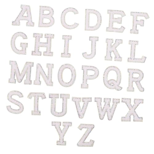GARIOUANS 26 Stück Teiliges Buchstaben bling patch mit Perlen zum Aufnähen und Verzieren von Kleidung DIY Applikationen Shirts Taschen Hüte Schuhe und Mehr GARIOUANS 26 Stück Teiliges Buchstaben bling patch mit Perlen zum Aufnähen und Verzieren von Kleidung DIY Applikationen Shirts Taschen Hüte Schuhe und Mehr von GARIOUANS