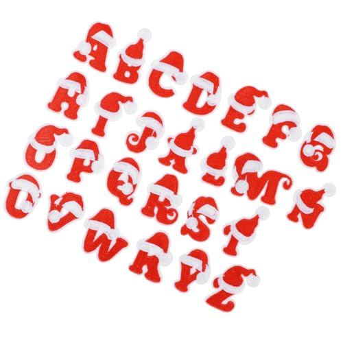 GARIOUANS 26 Stück Teiliges Rotes Buchstaben Patch aus DIY Kleidung Reparatur und Dekorationsaufnäher für Weihnachten Vielseitige Kleidungspatches zum Abdecken von Flecken und Löchern GARIOUANS 26 Stück Teiliges Rotes Buchstaben Patch aus DIY Kleidung Reparatur und Dekorationsaufnäher für Weihnachten Vielseitige Kleidungspatches zum Abdecken von Flecken und Löchern von GARIOUANS