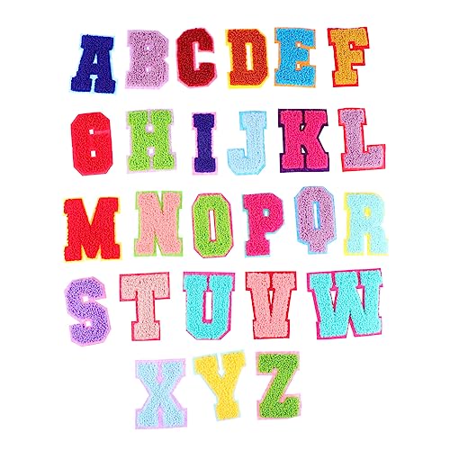 GARIOUANS 26 Stück Teiliges Set Buchstaben Aufnäher für Kleidung Handgefertigte Stickerei Patches für Jeans Taschen und DIY Accessoires GARIOUANS 26 Stück Teiliges Set Buchstaben Aufnäher für Kleidung Handgefertigte Stickerei Patches für Jeans Taschen und DIY Accessoires von GARIOUANS