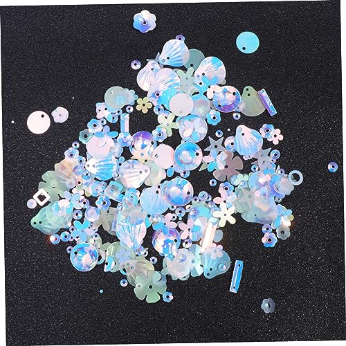 GARIOUANS 2Er-Pack Bunte Pailletten Diy Schmuckzubehör Glasperlen und Spacerperlen für Bastelarbeiten Packung Eisblau für Handgefertigte Schmuckstücke und Kostüme GARIOUANS 2Er-Pack Bunte Pailletten Diy Schmuckzubehör Glasperlen und Spacerperlen für Bastelarbeiten Packung Eisblau für Handgefertigte Schmuckstücke und Kostüme von GARIOUANS