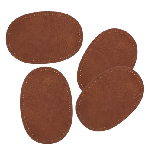 GARIOUANS 2Paare Ovale PU Ellbogenflicken zum Aufnähen Reparierbare Stoffapplikationen für Jacken und Pullover Vielseitige Jeans Reparaturflicken mit Vorgestanzten Löchern für Einfache GARIOUANS 2Paare Ovale PU Ellbogenflicken zum Aufnähen Reparierbare Stoffapplikationen für Jacken und Pullover Vielseitige Jeans Reparaturflicken mit Vorgestanzten Löchern für Einfache von GARIOUANS