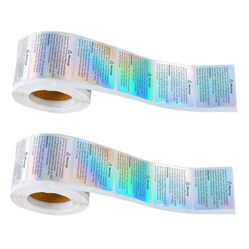GARIOUANS 2Rollen Holographische Wachsschmelz Warnetiketten Wasserdichte Haftende Sicherheitsaufkleber für Kerzen Verständliche Warnhinweise für Diy Kerzengläser und Dosen Etiketten pro GARIOUANS 2Rollen Holographische Wachsschmelz Warnetiketten Wasserdichte Haftende Sicherheitsaufkleber für Kerzen Verständliche Warnhinweise für Diy Kerzengläser und Dosen Etiketten pro von GARIOUANS