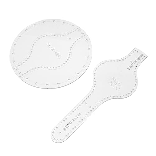 GARIOUANS 2Stücke Acryl Schablonen für DIY Geldbörse Handgemachte Vorlage für Umhängetaschen und Münzbeutel Leicht zu Reinigen Langlebig und Benutzerfreundlich GARIOUANS 2Stücke Acryl Schablonen für DIY Geldbörse Handgemachte Vorlage für Umhängetaschen und Münzbeutel Leicht zu Reinigen Langlebig und Benutzerfreundlich von GARIOUANS