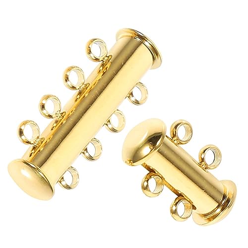GARIOUANS 2Stücke Halskettenschluss Verbindungsverschluss für Mehrlagige und Armbänder Langlebig und Rostfrei DIY Schmuckzubehör für Design von GARIOUANS