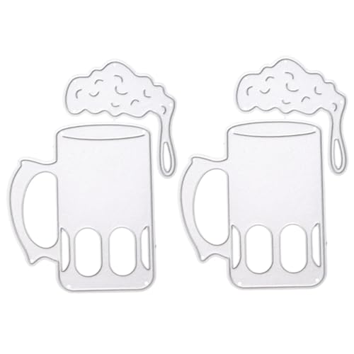 GARIOUANS 2Stücke Schneide Stanzformen für Dekorpapier Stanzen für DIY Bastelprojekte für Kartenherstellung und Scrapbooking Hochwertigem Kohlenstoffstahl von GARIOUANS